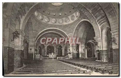 Cartes postales Lourdes Interieur du Rosaire