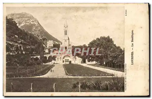 Cartes postales Lourdes la Basilique