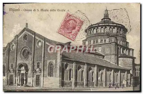 Cartes postales Milano Chiesa di Maria Delle Grazie