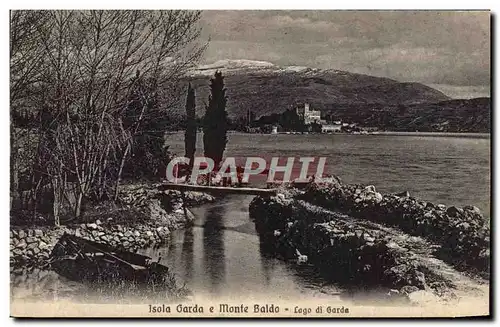 Cartes postales Isola Garda e Monte Baldo lago di Garde