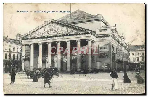 Ansichtskarte AK Bruxelles Theatre Royal de la Monnaie