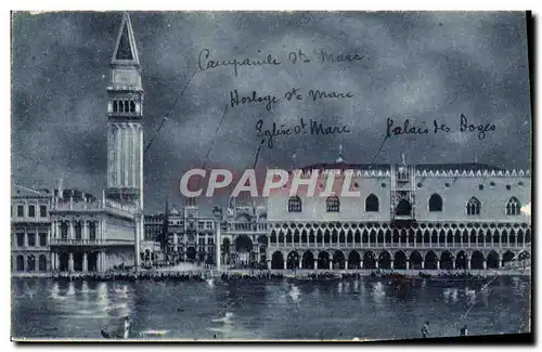 Cartes postales Venezia Piazetta S marco e Palazzo Ducale visto dal mare