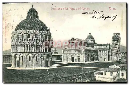 Cartes postales Pisa Panorama Della Piazza Del Duomo