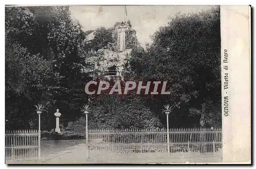 Cartes postales Genova Villetta di Negro