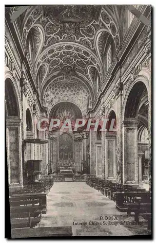 Cartes postales Roma Interno Chiesa Luigi de Francesi