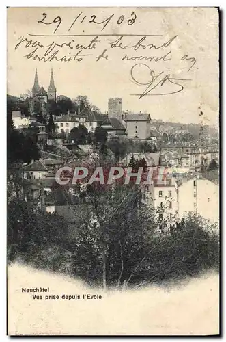 Cartes postales Neuchatel Vue Prise Depuis L&#39Evole