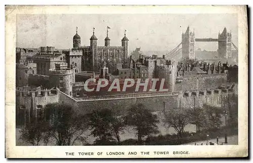 Cartes postales The Tower of London And The Tower Bridge