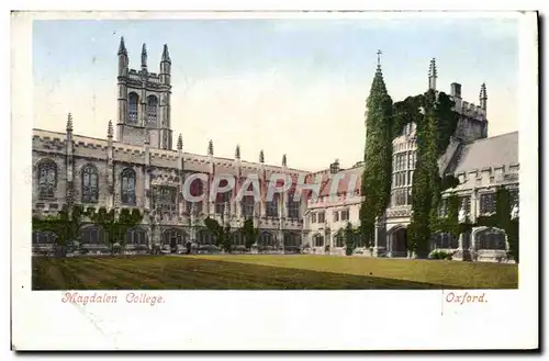 Cartes postales Oxford Magdalen College