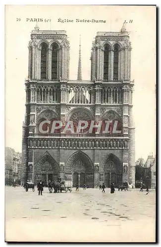 Cartes postales Paris Eglise Notre Dame