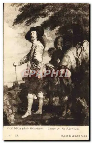 Ansichtskarte AK Van Dyck Musee Du Louvre Paris Charles 1er roi d&#39Angleterre