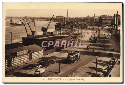 Cartes postales Bordeaux Les Quais Bateaux