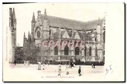 Cartes postales Bordeaux Eglise St Michel