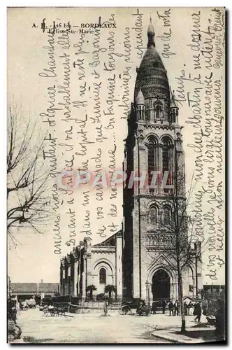 Cartes postales Bordeaux Eglise Ste Marie