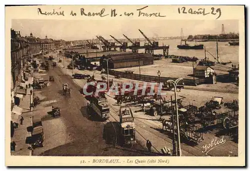 Cartes postales Bordeaux Les Quais Bateaux