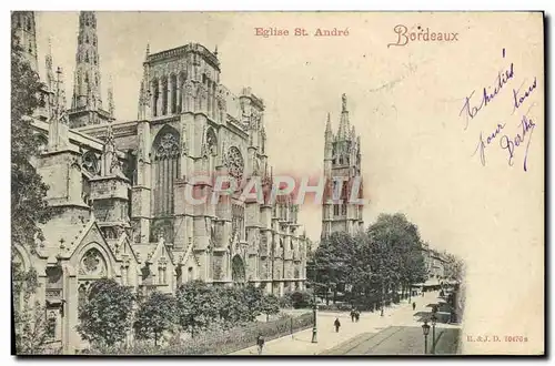 Cartes postales Bordeaux Eglise St Andre