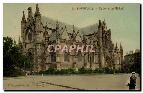 Cartes postales Bordeaux Eglise Saint Michel