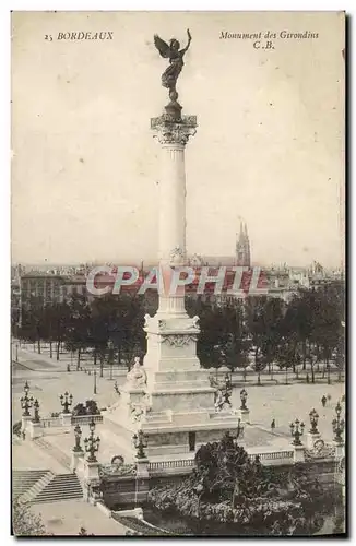 Cartes postales Bordeaux Monument des Grondins