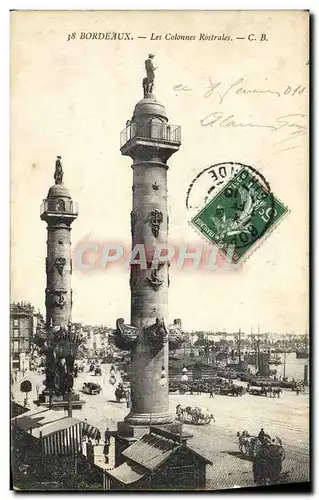 Cartes postales Bordeaux Les Colonnes Rostrales