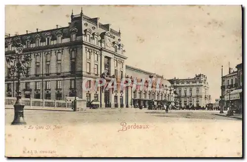 Cartes postales Bordeaux La gare St Jean