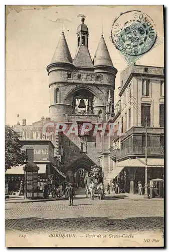 Cartes postales Bordeaux Porte de la Grosse Cloche