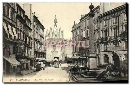 Cartes postales Bordeaux La Place du Palais