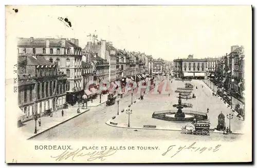 Cartes postales Bordeaux Place Et Alles De Tourny