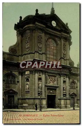 Cartes postales Bordeaux Eglise Notre Dame