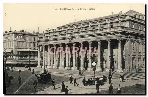 Cartes postales Bordeaux Le Grand Theatre