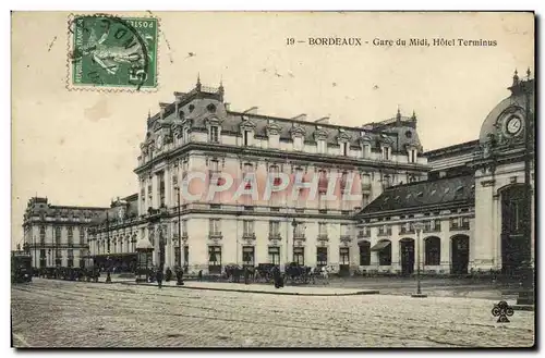 Cartes postales Bordeaux Gare Du Midi Hotel Terminus