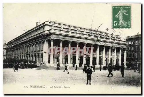 Cartes postales Bordeaux Le Grand Theatre