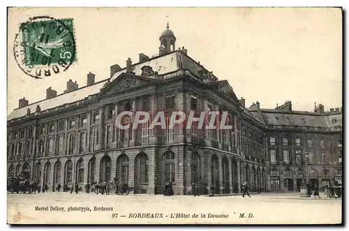 Cartes postales Bordeaux L'Hotel de la Douane