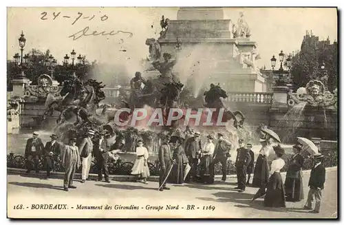 Ansichtskarte AK Bordeaux Monument des Girondins Groupe Nord