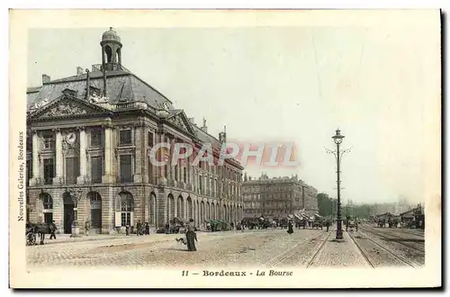 Cartes postales Bordeaux La Bourse