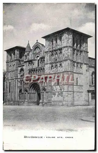 Ansichtskarte AK Bordeaux Eglise Ste Croix