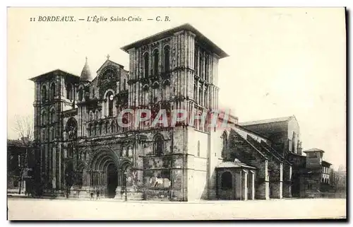 Cartes postales Bordeaux L'Eglise Sainte Croix