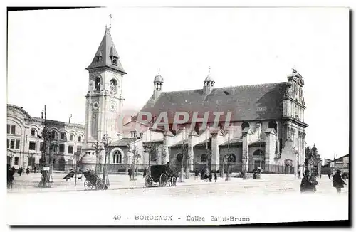 Cartes postales Bordeaux Eglise Saint Bruno