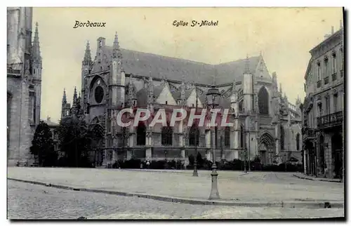 Cartes postales Bordeaux Eglise St Michel