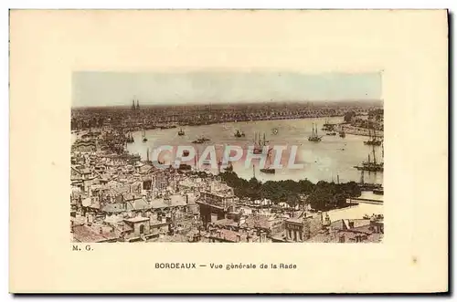 Cartes postales Bordeaux Vue Generale de la rade