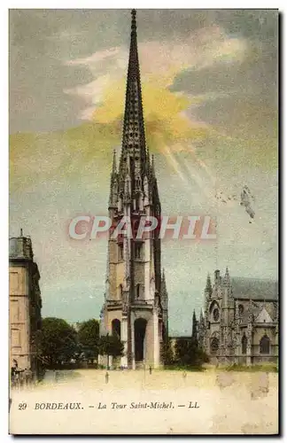 Cartes postales Bordeaux La Tour Saint Michel