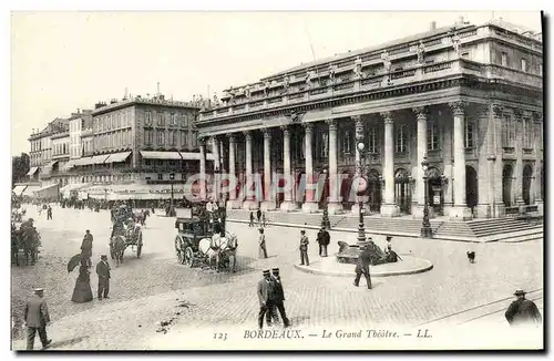 Cartes postales Bordeaux La Grand Theatre