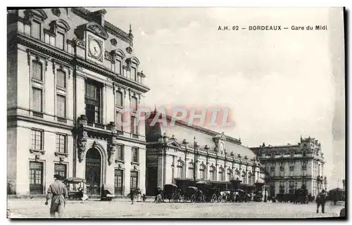 Cartes postales Bordeaux Gare du Midi