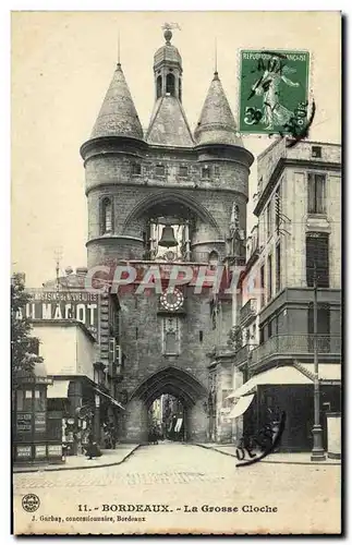 Cartes postales Bordeaux La Grosse Cloche