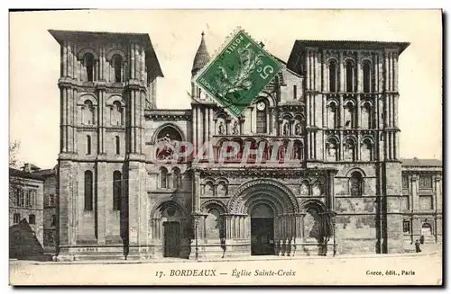 Cartes postales Bordeaux Eglise Sainte Croix