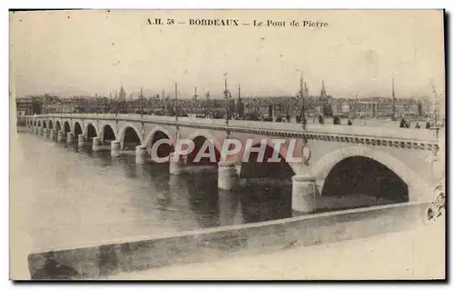 Cartes postales Bordeaux Le Pont de Pierre