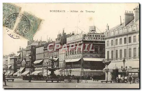 Cartes postales Bordeaux Allees de Tourny