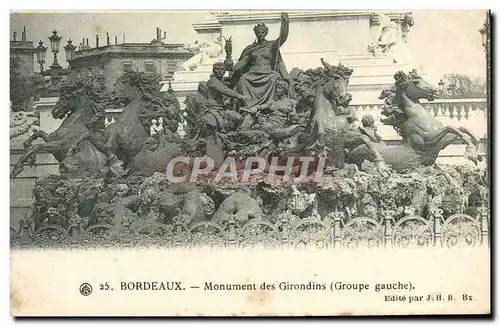 Cartes postales Bordeaux Monument des Girondins