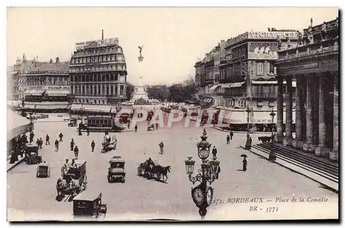 Cartes postales Bordeaux Place de la Comedie