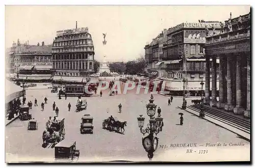 Cartes postales Bordeaux Place de la Comedie