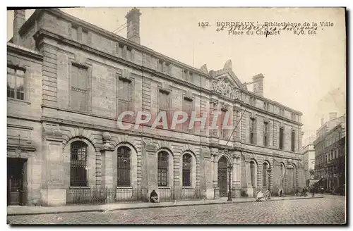 Cartes postales Bordeaux Bibliotheque de la ville Place du Chatelet