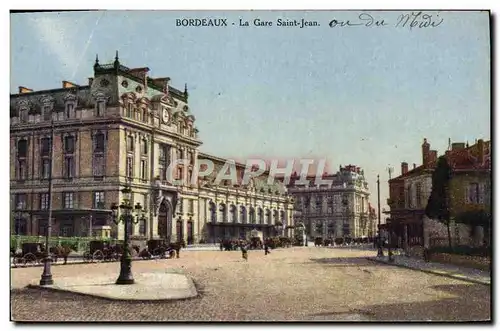 Ansichtskarte AK Bordeaux La Gare Saint Jean